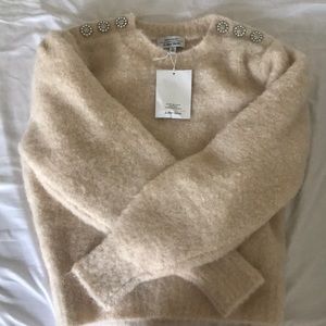 & Other Stories Rhinestone Knit Sweater